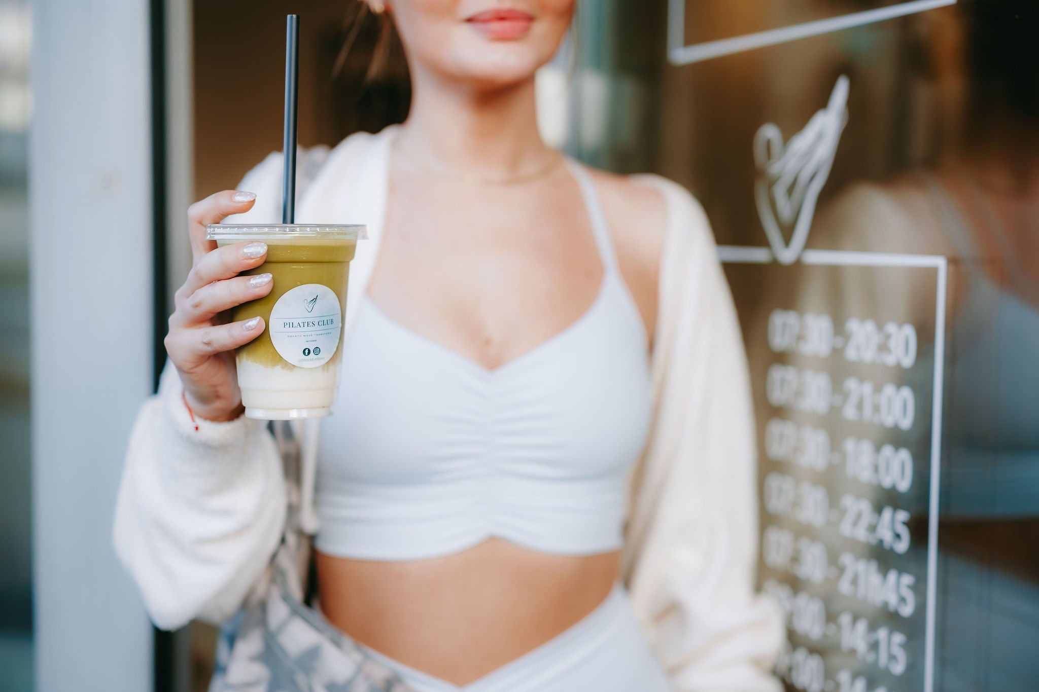 Matchas, Cafés de spécialité et Snacks Healthy : La carte détente du Pilates Club