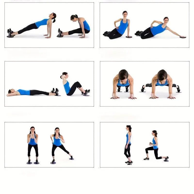 Pilates Slide Plates Training  (2 pcs) - Pilatesclub&co